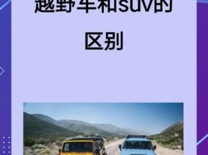 亚洲一线二线三线suv 亚洲一线二线三线 SUV 有哪些区别？