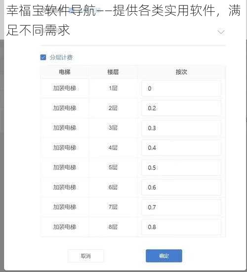 幸福宝软件导航——提供各类实用软件，满足不同需求