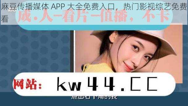 麻豆传播媒体 APP 大全免费入口，热门影视综艺免费看