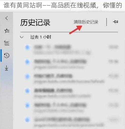 谁有黄网站啊——高品质在线视频，你懂的