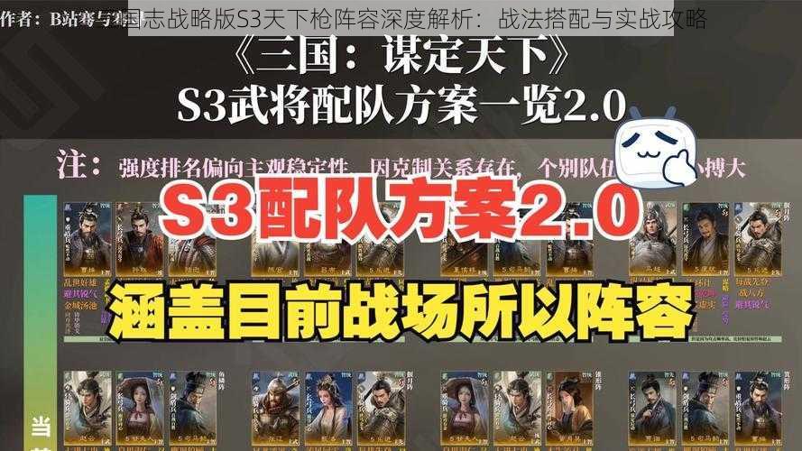 三国志战略版S3天下枪阵容深度解析：战法搭配与实战攻略