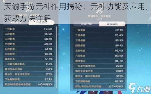 天谕手游元神作用揭秘：元神功能及应用，获取方法详解