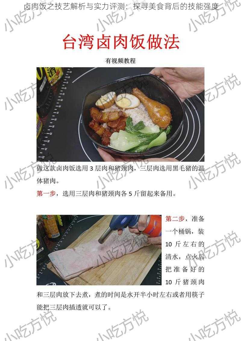 卤肉饭之技艺解析与实力评测：探寻美食背后的技能强度