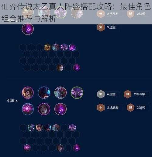 仙弈传说太乙真人阵容搭配攻略：最佳角色组合推荐与解析