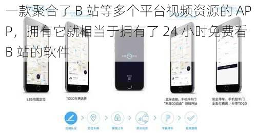 一款聚合了 B 站等多个平台视频资源的 APP，拥有它就相当于拥有了 24 小时免费看 B 站的软件