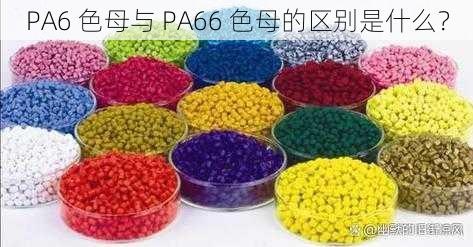 PA6 色母与 PA66 色母的区别是什么？