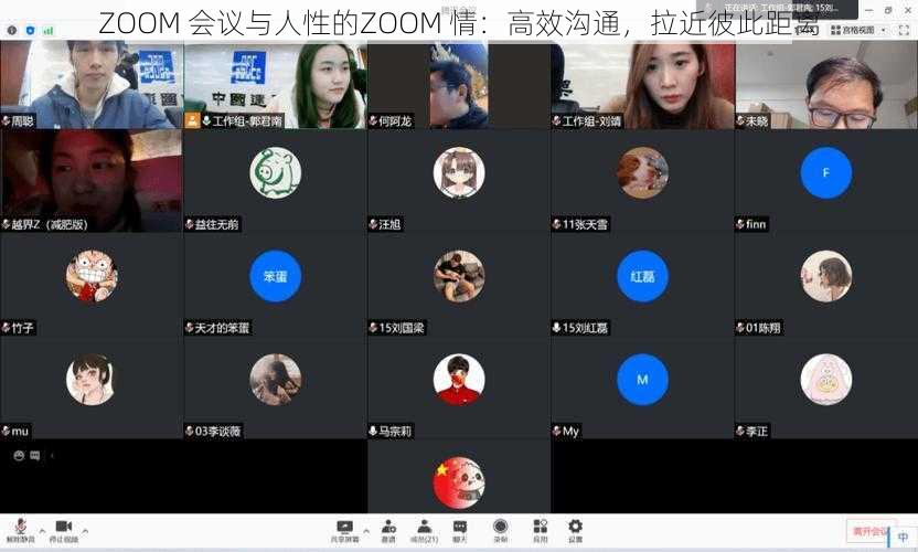 ZOOM 会议与人性的ZOOM 情：高效沟通，拉近彼此距离