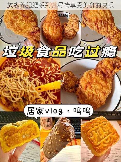 放纵养肥肥系列，尽情享受美食的快乐