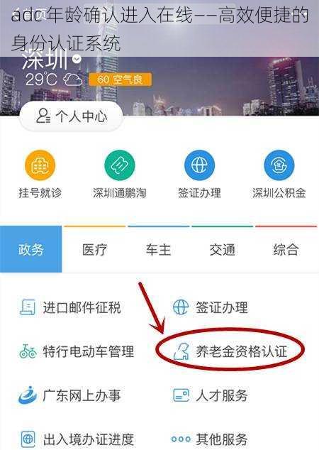 adc 年龄确认进入在线——高效便捷的身份认证系统