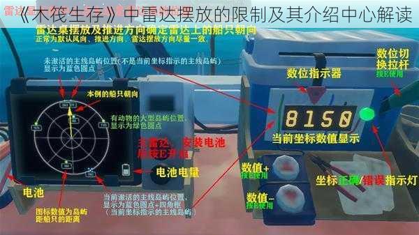 《木筏生存》中雷达摆放的限制及其介绍中心解读