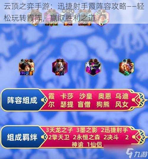 云顶之弈手游：迅捷射手霞阵容攻略——轻松玩转霞阵，赢取胜利之道