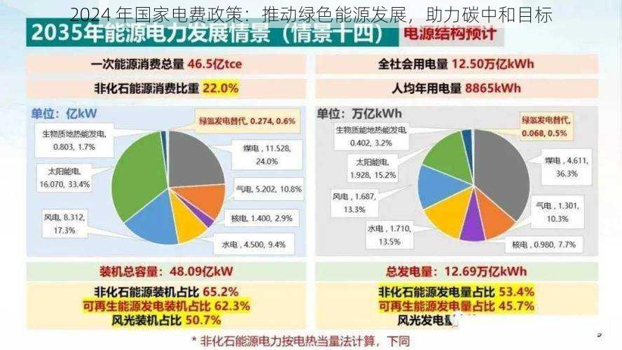 2024 年国家电费政策：推动绿色能源发展，助力碳中和目标