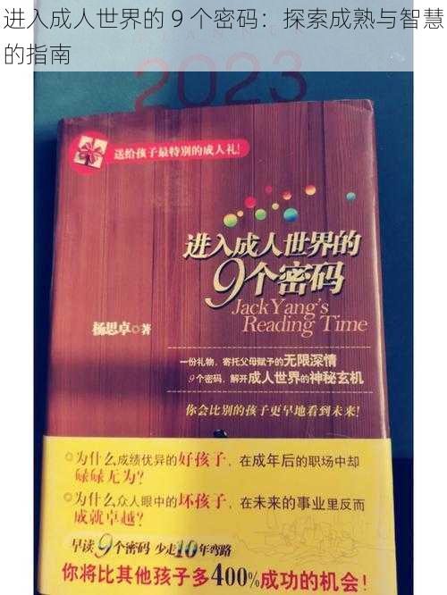 进入成人世界的 9 个密码：探索成熟与智慧的指南