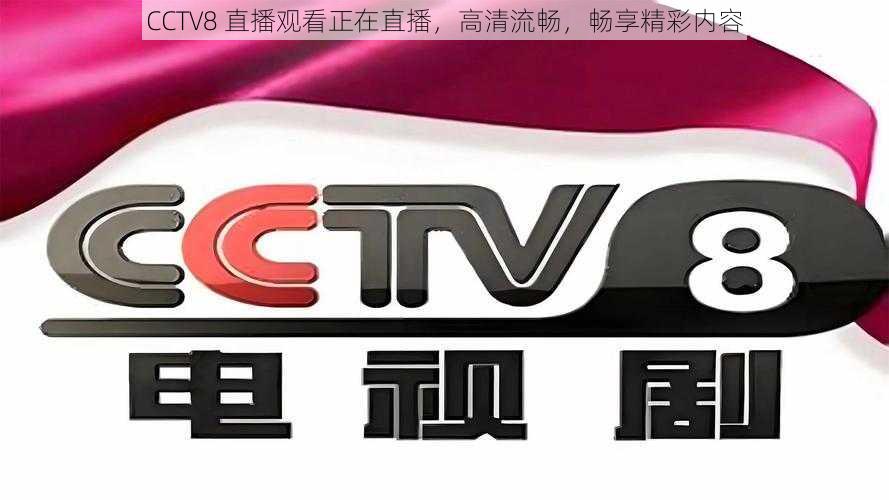 CCTV8 直播观看正在直播，高清流畅，畅享精彩内容