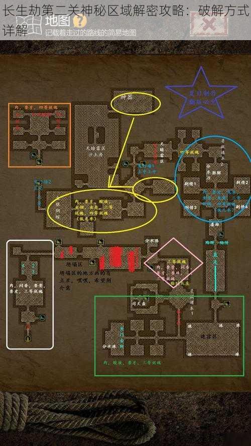 长生劫第二关神秘区域解密攻略：破解方式详解