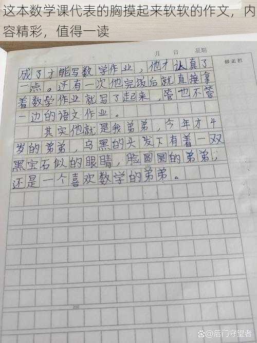 这本数学课代表的胸摸起来软软的作文，内容精彩，值得一读