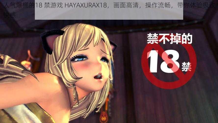 人气爆棚的18 禁游戏 HAYAXURAX18，画面高清，操作流畅，带你体验极致快感