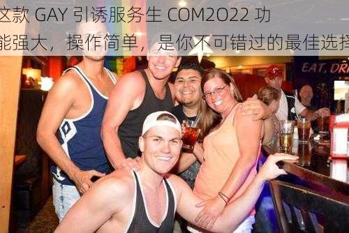 这款 GAY 引诱服务生 COM2O22 功能强大，操作简单，是你不可错过的最佳选择