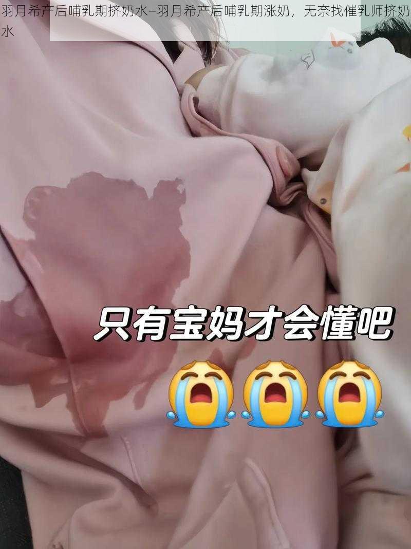 羽月希产后哺乳期挤奶水—羽月希产后哺乳期涨奶，无奈找催乳师挤奶水