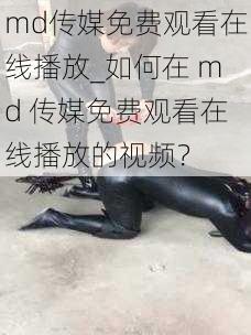 md传媒免费观看在线播放_如何在 md 传媒免费观看在线播放的视频？