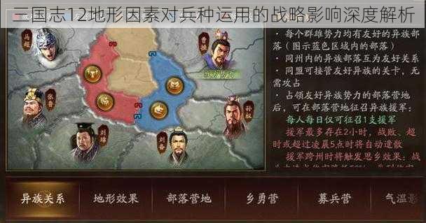 三国志12地形因素对兵种运用的战略影响深度解析