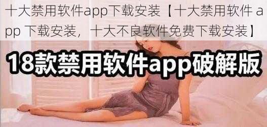 十大禁用软件app下载安装【十大禁用软件 app 下载安装，十大不良软件免费下载安装】