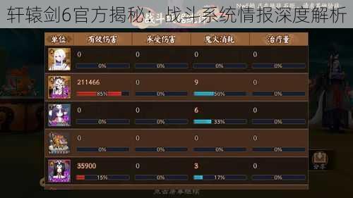 轩辕剑6官方揭秘：战斗系统情报深度解析