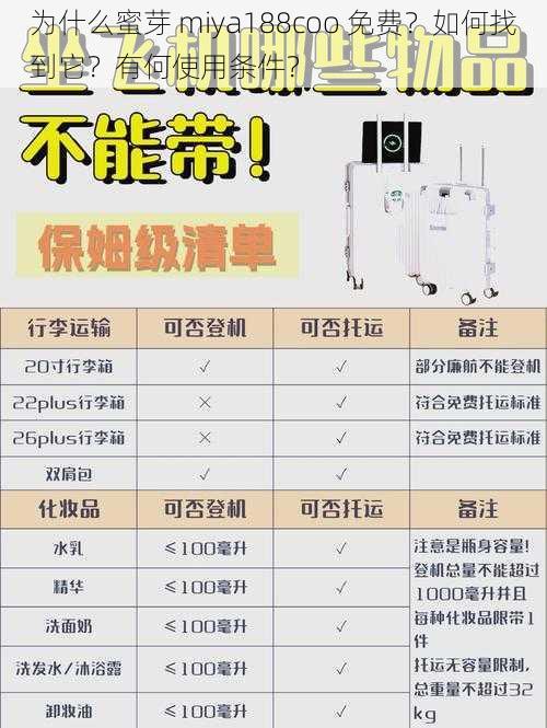 为什么蜜芽 miya188coo 免费？如何找到它？有何使用条件？