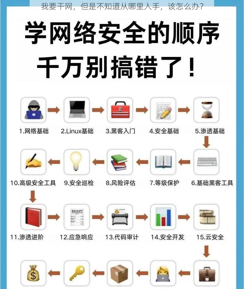 我要干网，但是不知道从哪里入手，该怎么办？