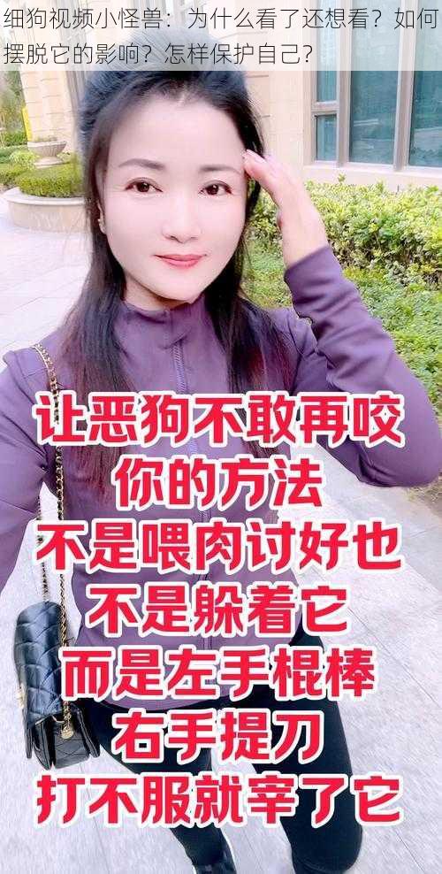 细狗视频小怪兽：为什么看了还想看？如何摆脱它的影响？怎样保护自己？