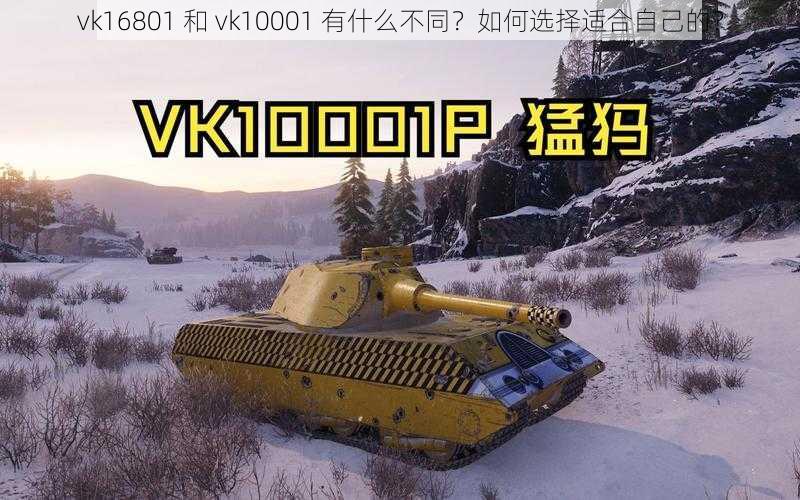 vk16801 和 vk10001 有什么不同？如何选择适合自己的？